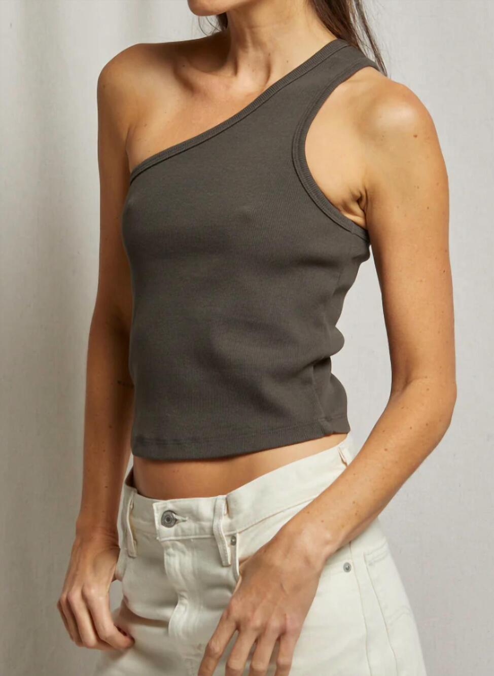 NEW PERFECTWHITETEE call me tank in black